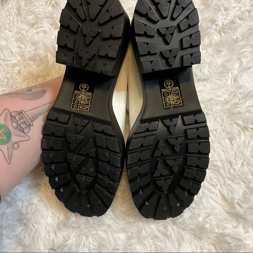 Dolls Kill X Koi White Sia Platform Mary Janes - Picture 12 of 14